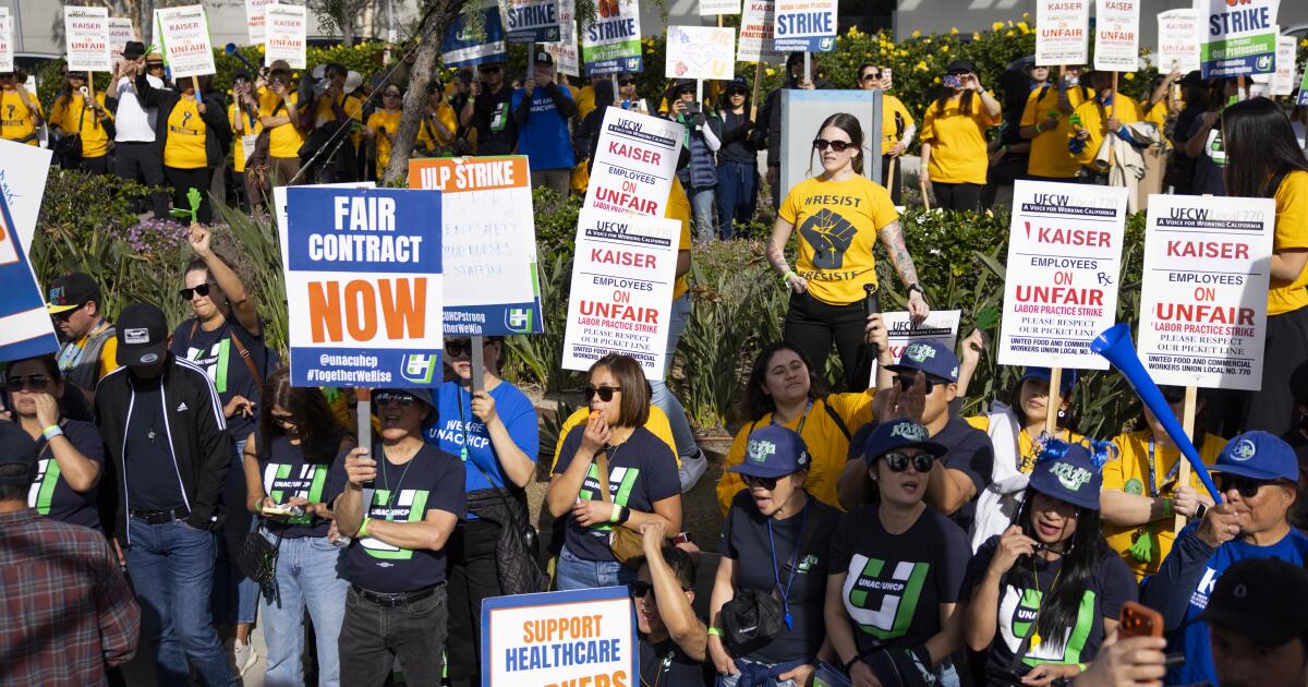 Major California Kaiser Permanente strike ending after progress in talks