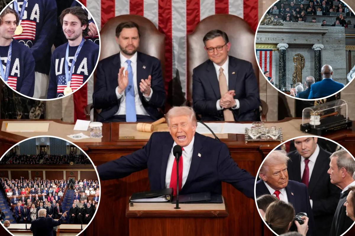 Trump plays economic cheerleader-in-chief, using hockey champs to show USA ‘winning’